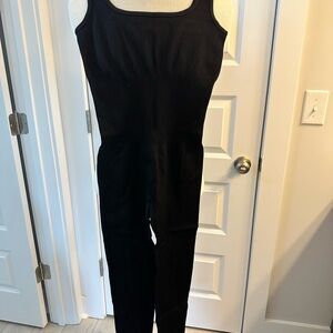 Chic Black Skyface Sleeveless Jumpsuit